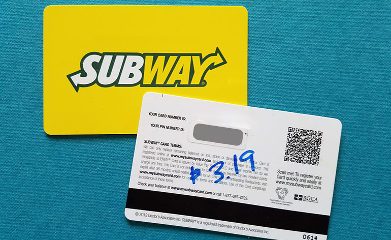 How To Check Subway Gift Card Balance At Mysubwaycard.com - Complete Step By Step Process