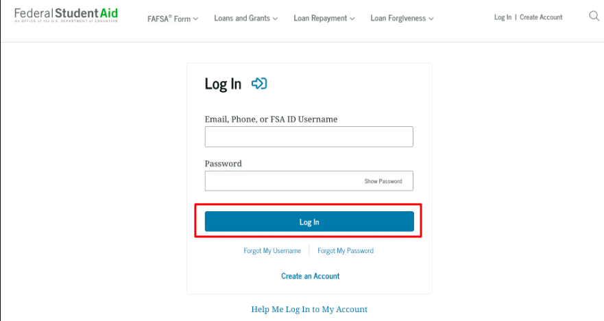 MyFedLoan Login