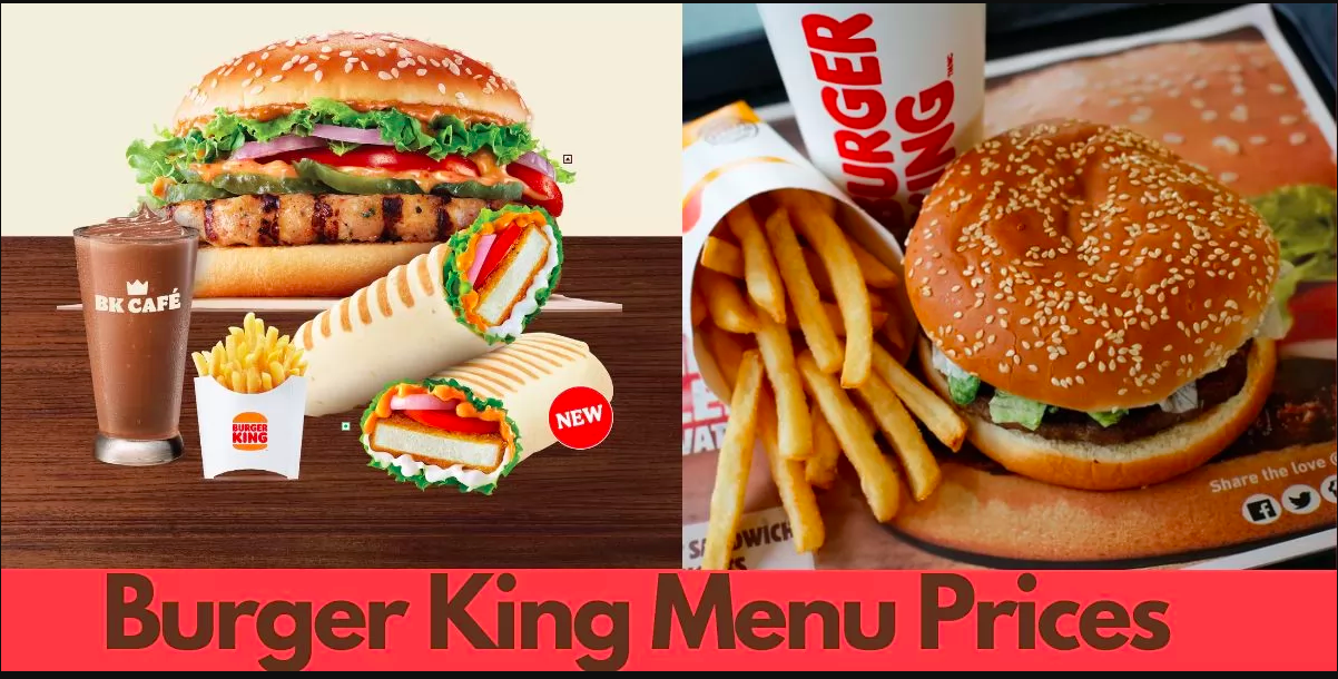 Burger King Menu With Prices And Calories
