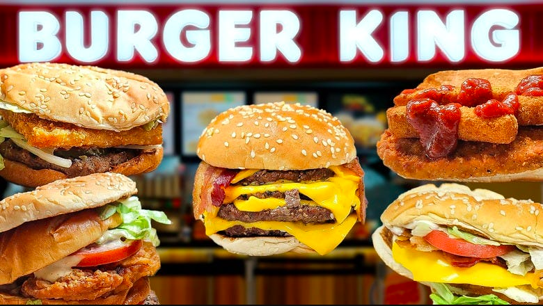 Burger King Menu With Prices And Calories