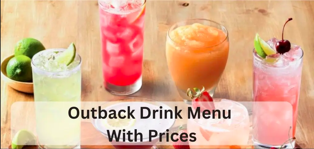Outback Steakhouse Drink Menu