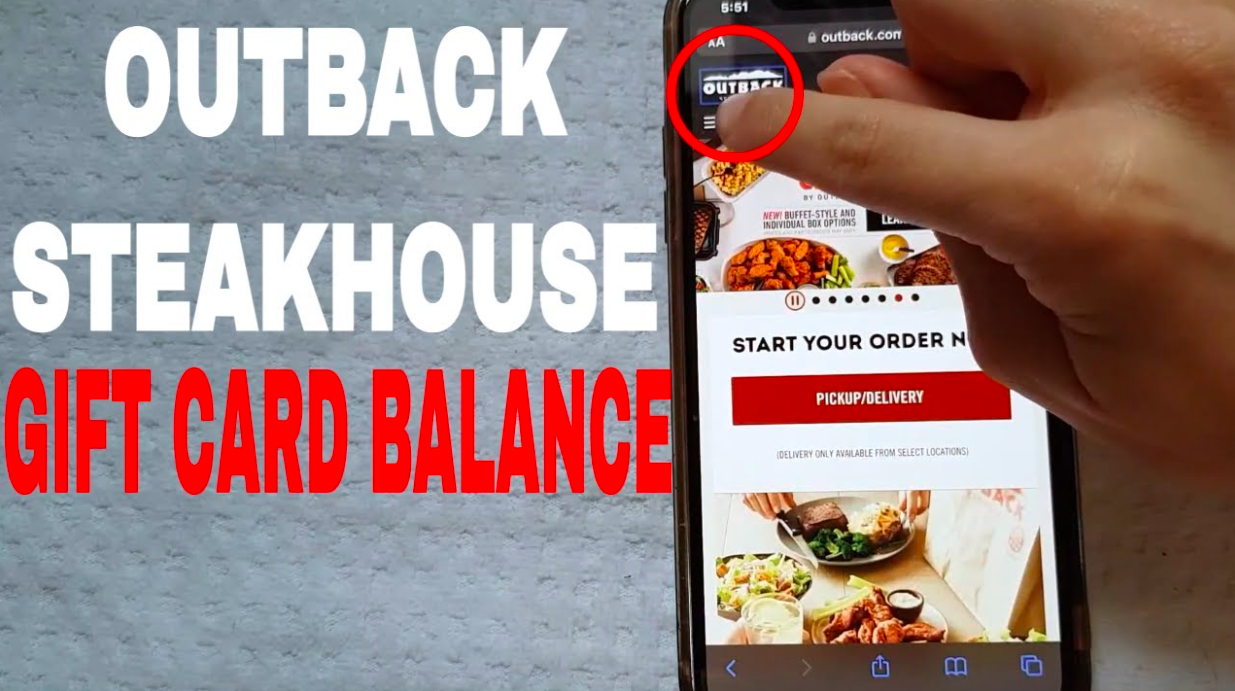 Outback Steakhouse Gift Card