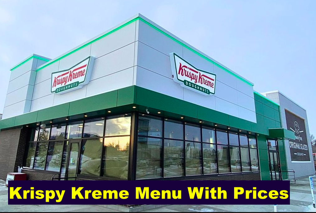 Krispy Kreme Menu With Prices