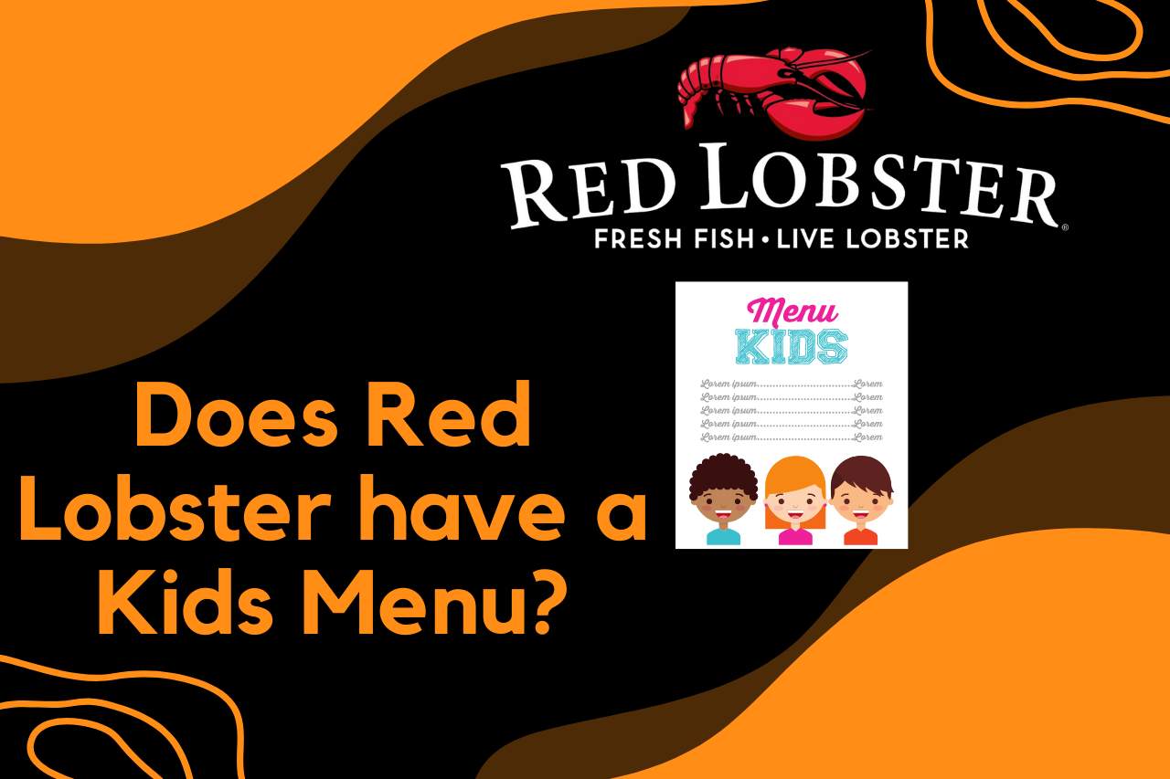Red Lobster Kids Menu