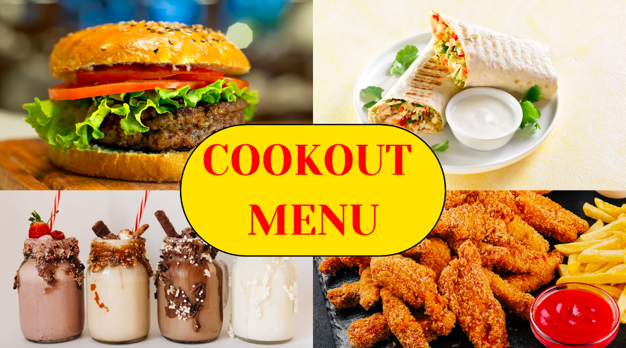 Cook Out Menu With Prices