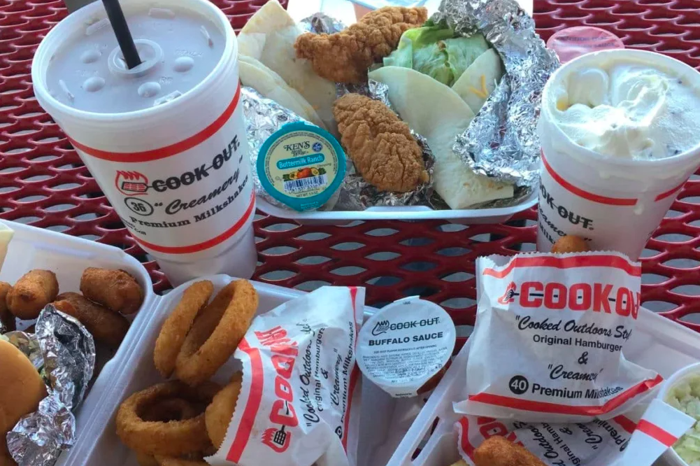 Cook Out Milkshake Menu