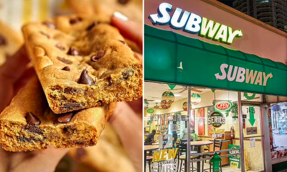 Subway Cookies Menu