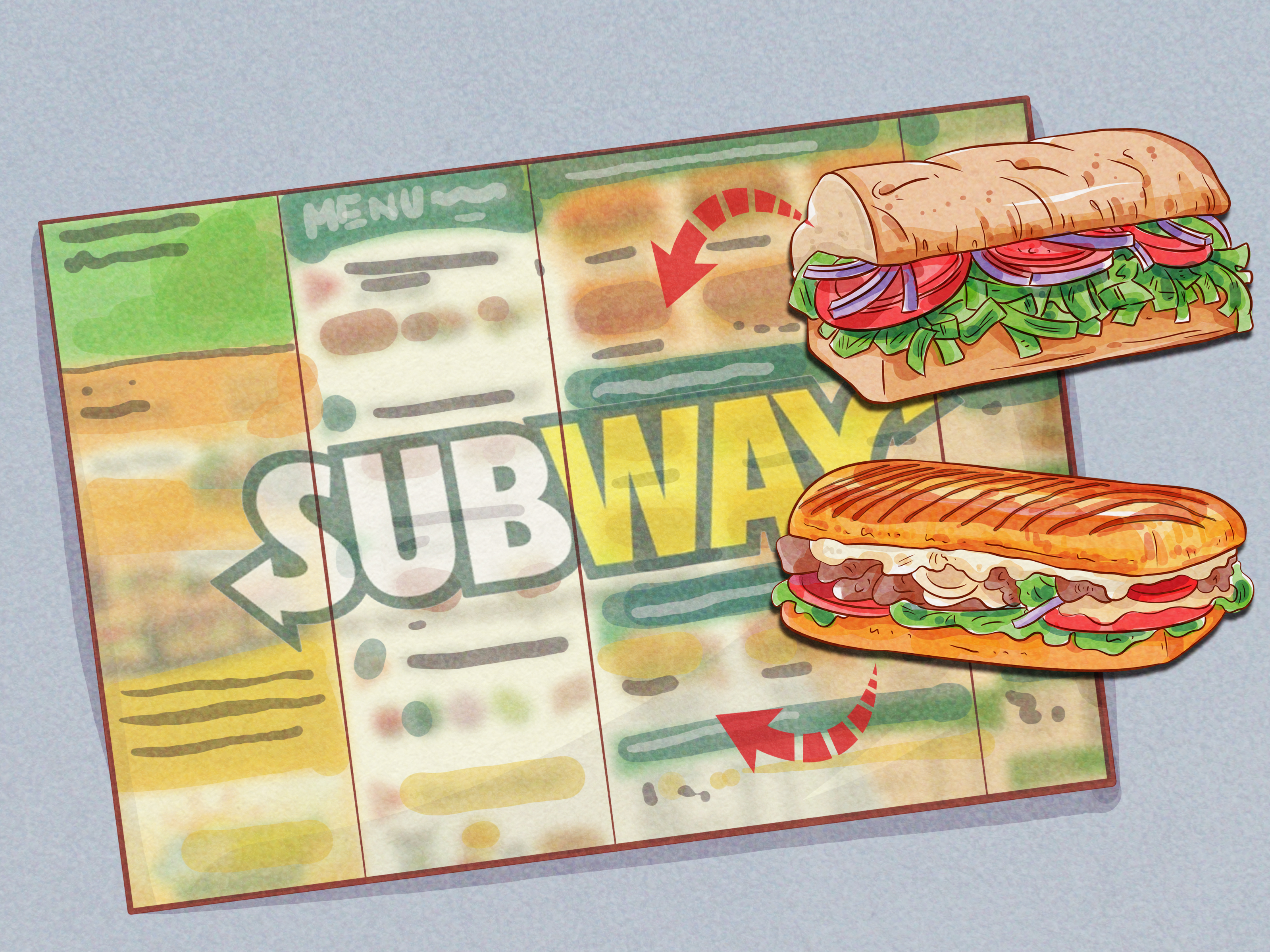 Subway Breads Menu