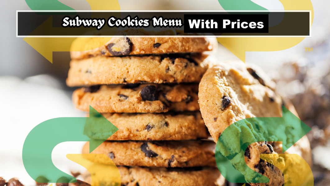 Subway Cookies Menu