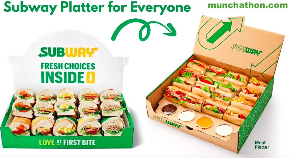 Subway Platters Menu With Prices