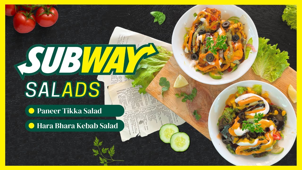 Subway Salads Menu