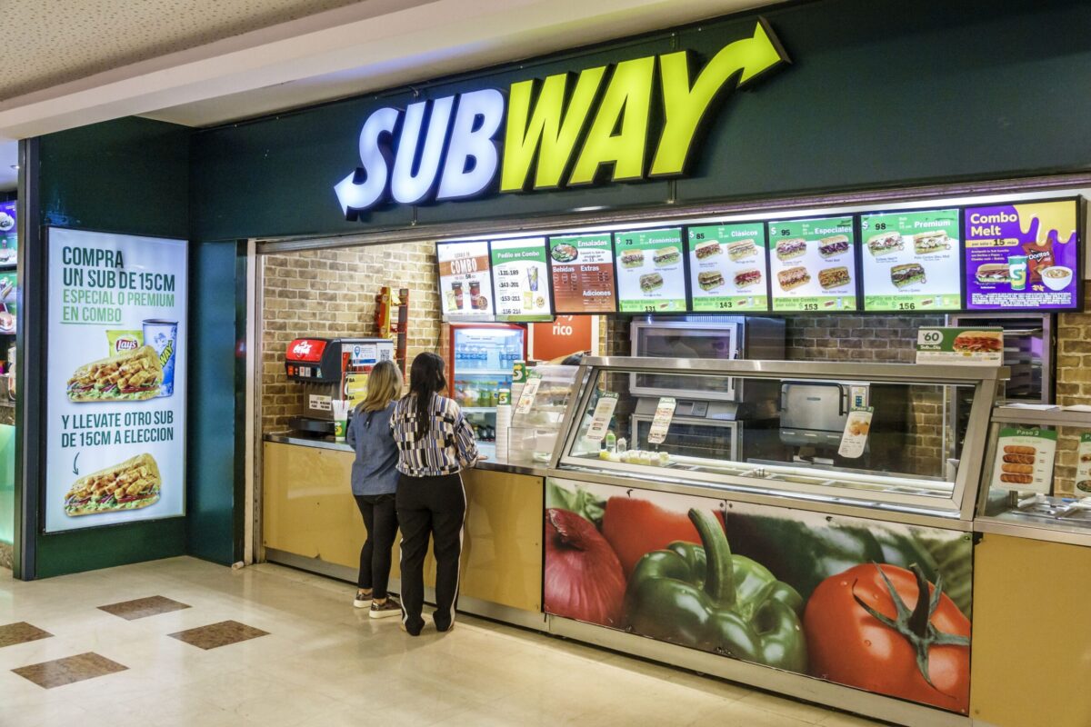 Subway Menu Nutritional Value
