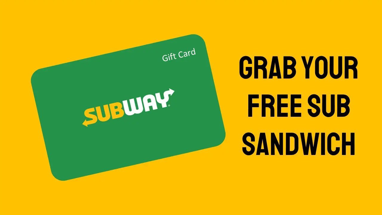 Subway Gift Card