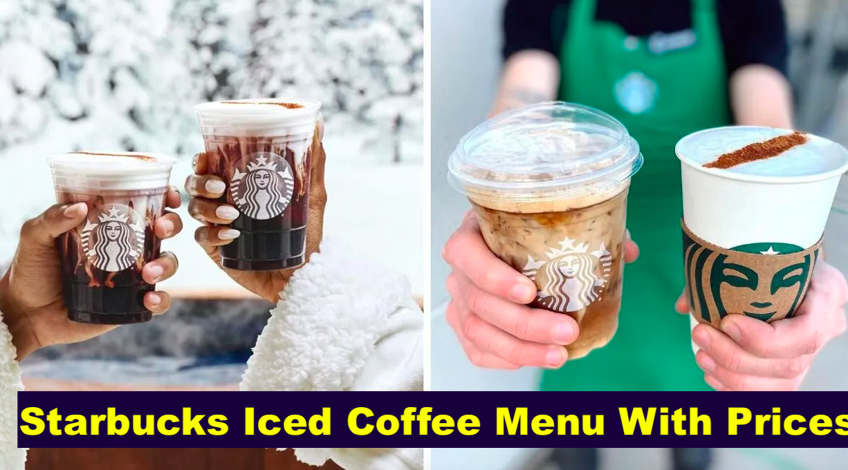 Starbucks Iced Coffee Menu With Prices
