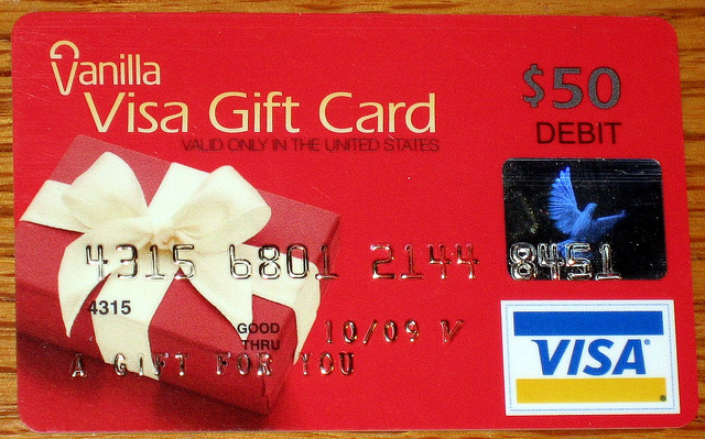 Vanilla Gift card