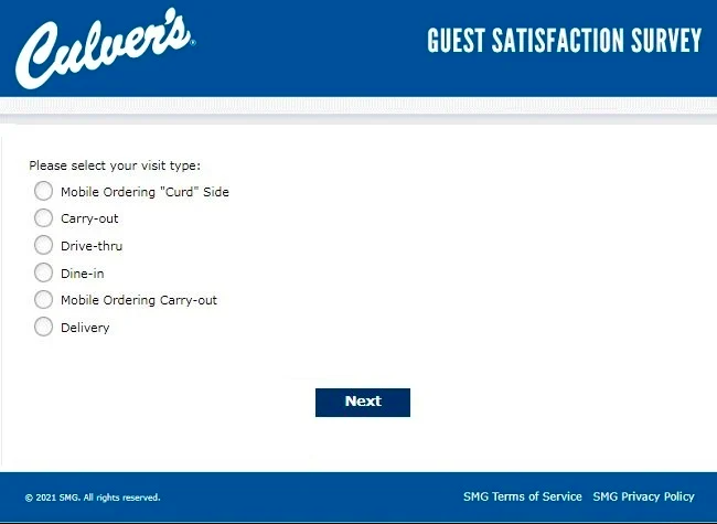 TellCulvers Guest Satisfaction Survey